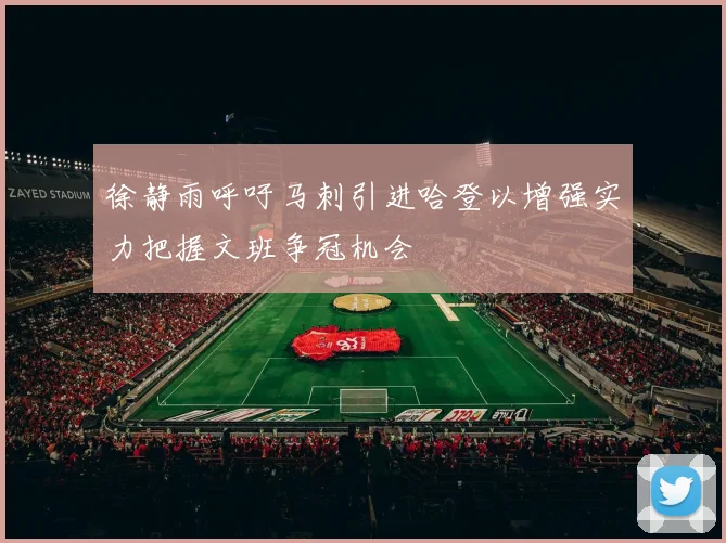 徐静雨呼吁马刺引进哈登以增强实力把握文班争冠机会