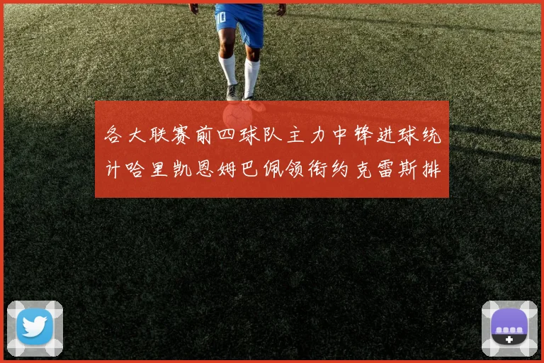 各大联赛前四球队主力中锋进球统计哈里凯恩姆巴佩领衔约克雷斯排名倒数第二